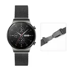 Ремешок Миланская петля для Samsung Galaxy Watch 3Huawei Watch GT2Amazfit GTR, металлический браслет с застежкой-бабочкой для наручных часов 22 мм 20 мм