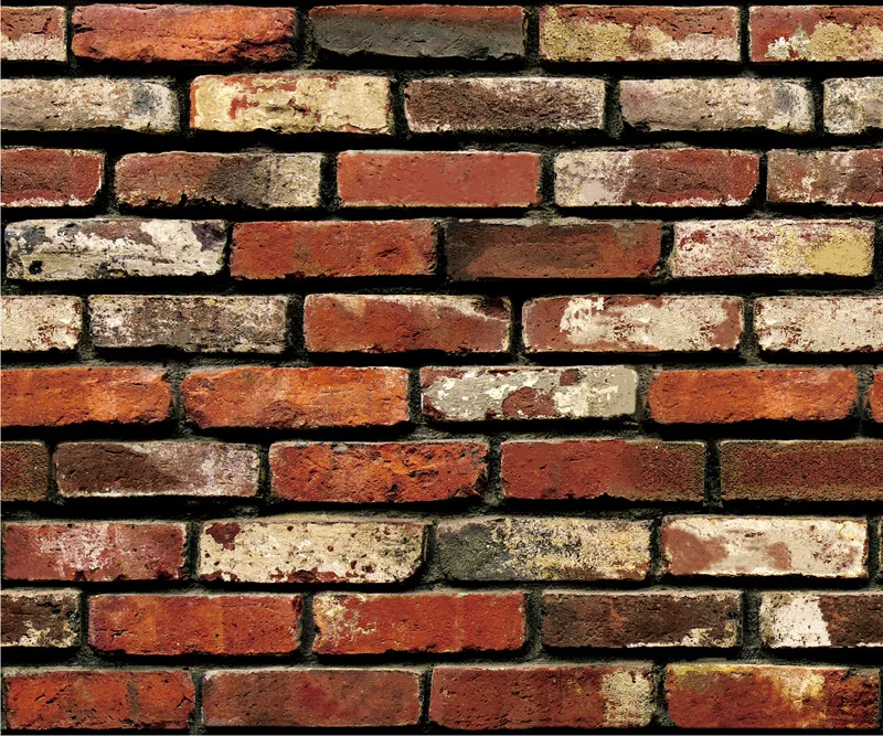 

Red 3D Wall Panel 3D Wallpaper Sticker With Self-Adhesive Waterproof Brick Wall Panels For Indoor Interior Wall Decor TV Sticker