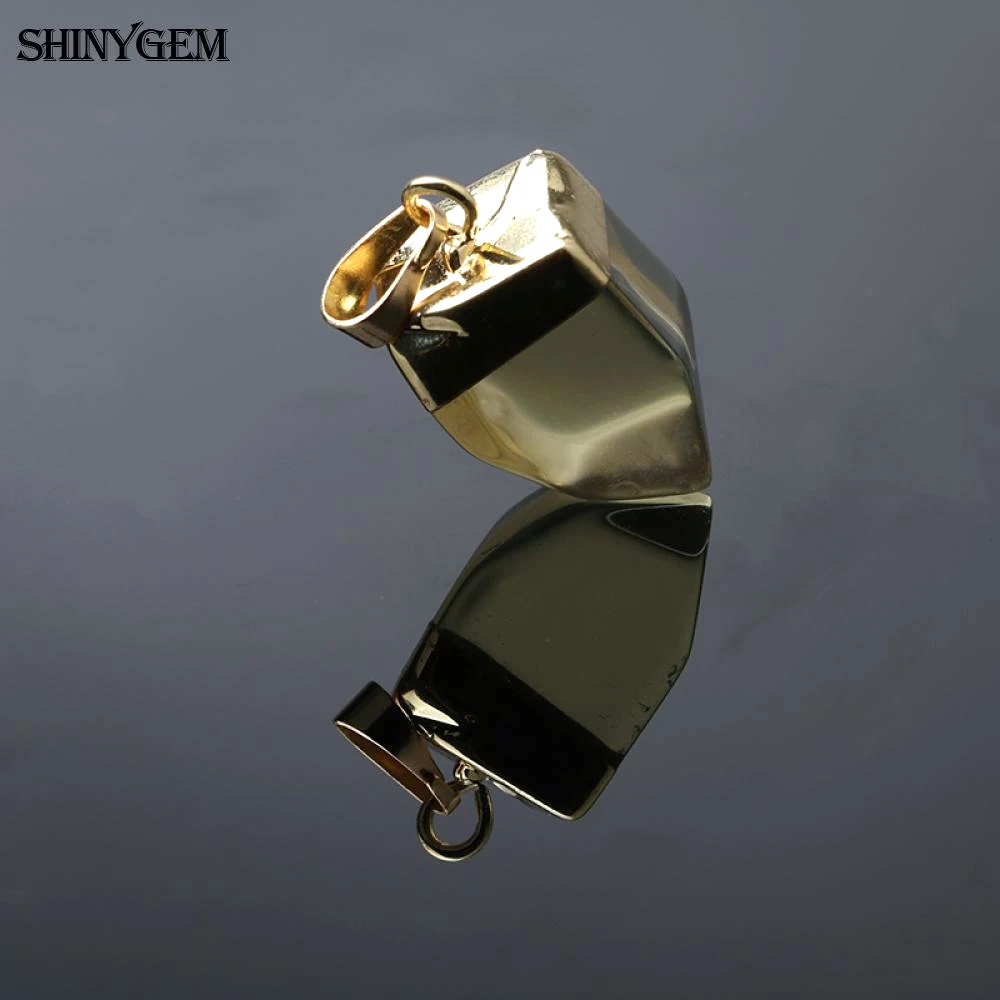 ShinyGem Необычные желтые бриллианты подвеска из чистого прозрачного желтого