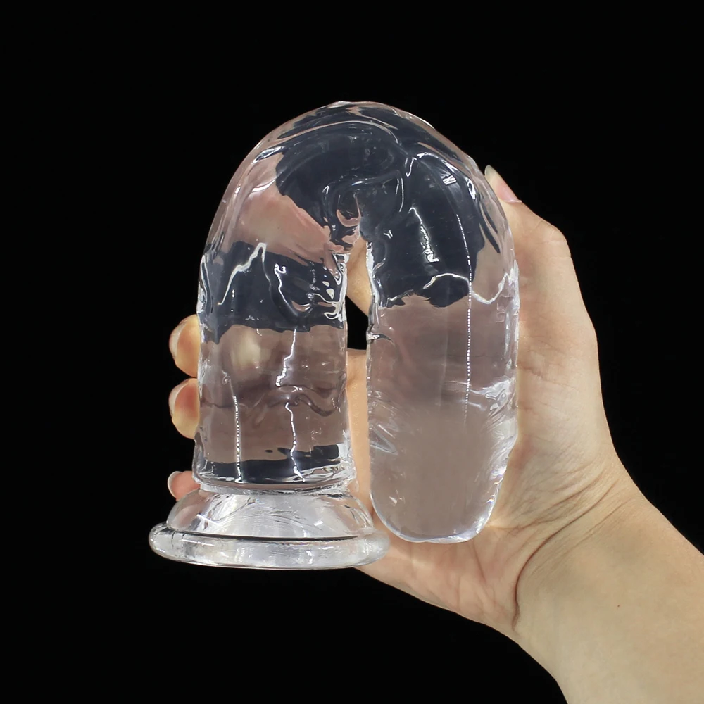 YEMA Translucent Soft Jelly Big Dildo Realistic Fake Dick Penis Anal Butt Plug Adult Sex Toys for Woman Men | Красота и здоровье
