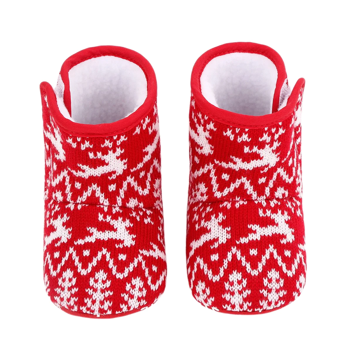 Детские Рождественские ботинки милые дизайнерские зимние теплые тапочки со