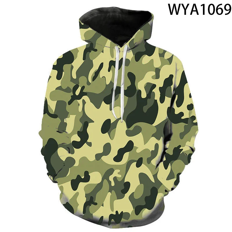 

Men's Fleece Warm 3DHoodie Kids Hooded Camouflage Sweatshirt Pullover Coat Tops Jacket Children Skateboard Long Sleeve