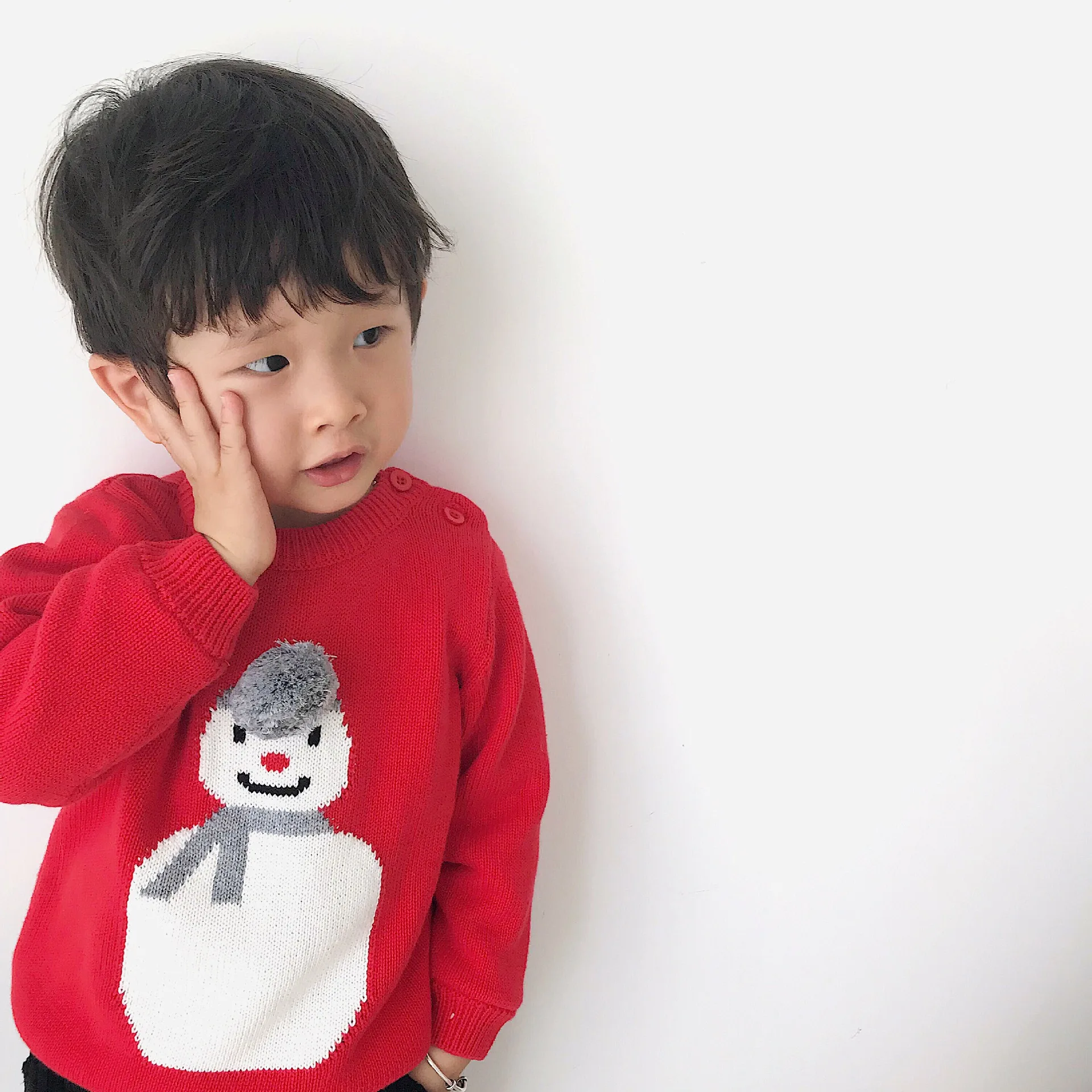 Tonytaobaby новая зимняя одежда для мальчиков и девочек детская Рождественский