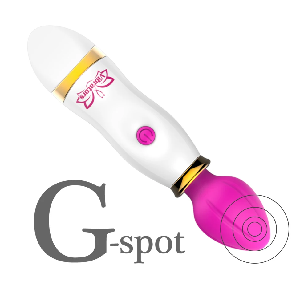 14 см Малый Вибраторы для Для женщин G-spot головка Массажер клитора стимулятор