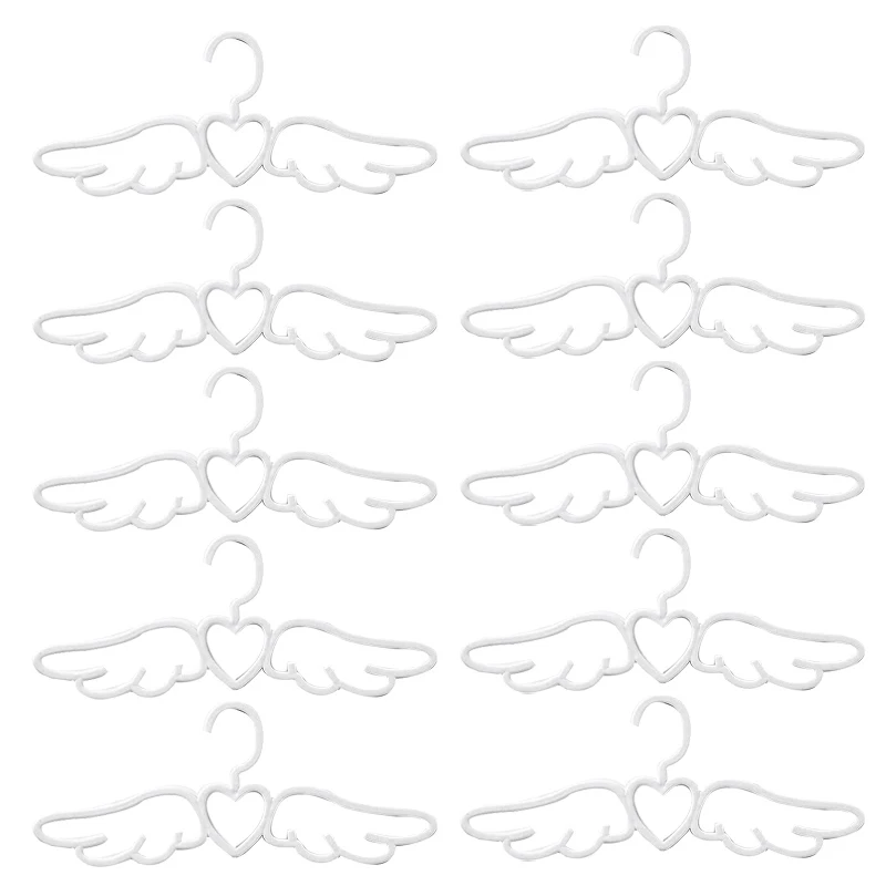 10 шт. новый дизайн Fly Ангел пластик одежды вешалка для рубашек детская одежда