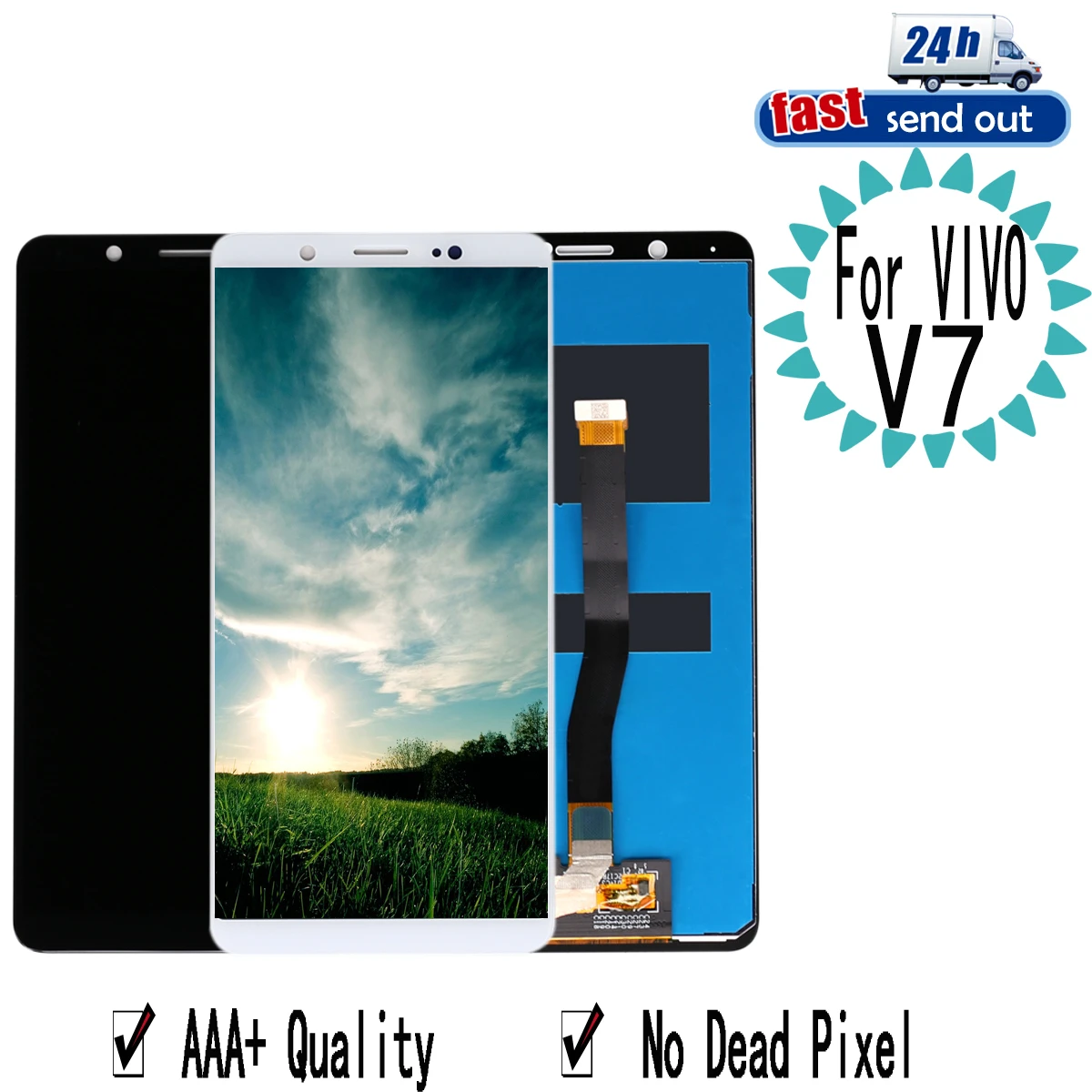 5 7 &quotY75 ЖК-дисплей для VIVO V7 LCD дисплей кодирующий преобразователь сенсорного