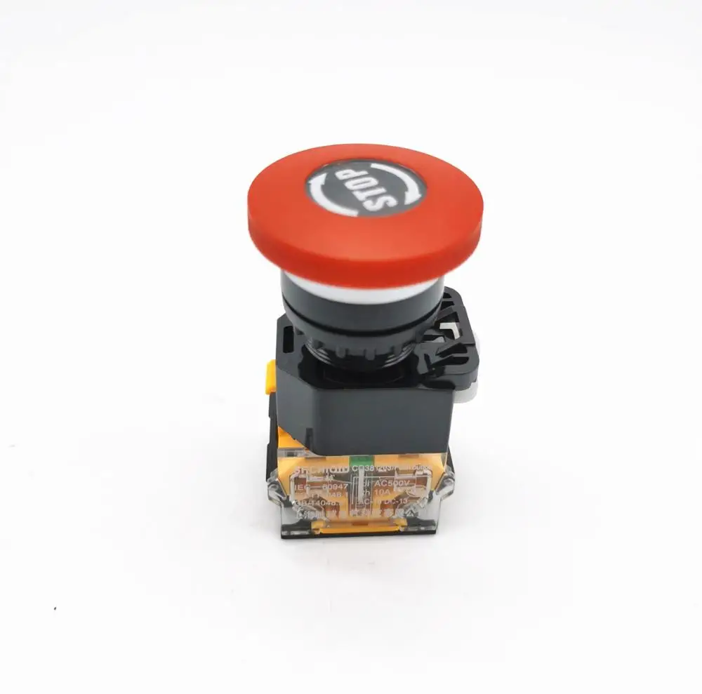 Кнопочный переключатель в виде гриба 22 мм 220 В переменного тока|switch 22mm|switch switchswitch
