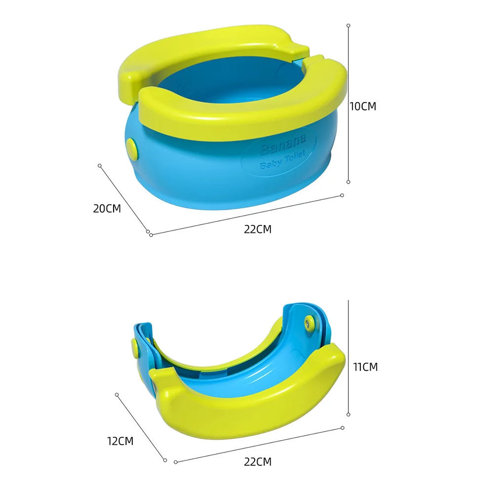 

Baby Toilet Portable Children's Urinal Foldable Travel Potty With Poop Garbage Bag Baby Potty Car Toilet Seat Toilet Training