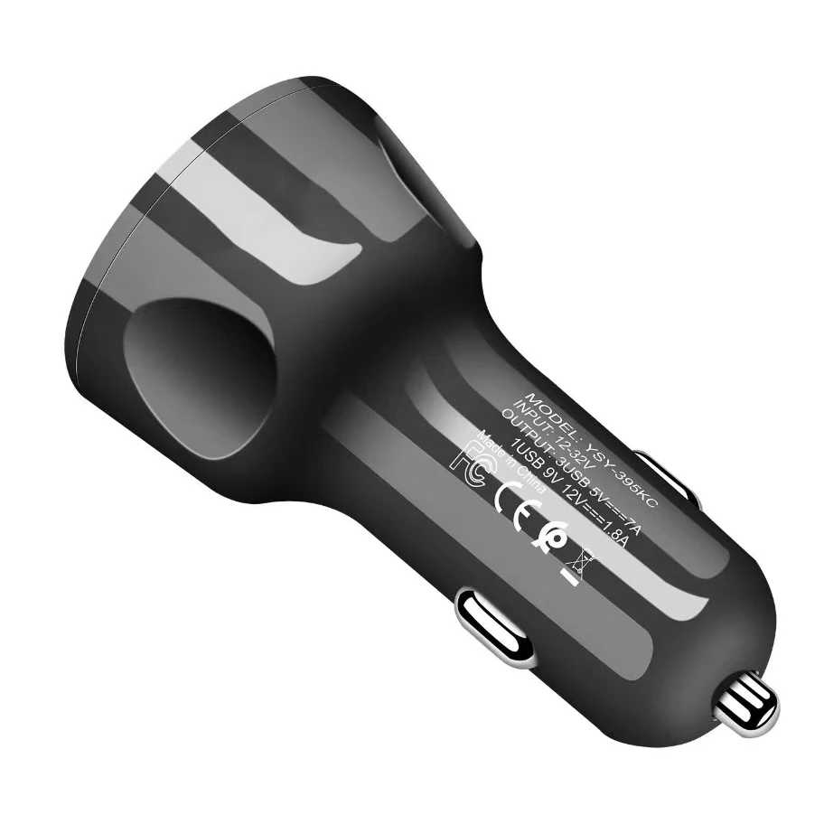 AIXXCO 3 порта USB Автомобильное зарядное устройство Quick Charge 3,0 Быстрая автомобильная прикуриватель для samsung huawei Xiaomi iphone автомобильное зарядное устройство QC 3,0