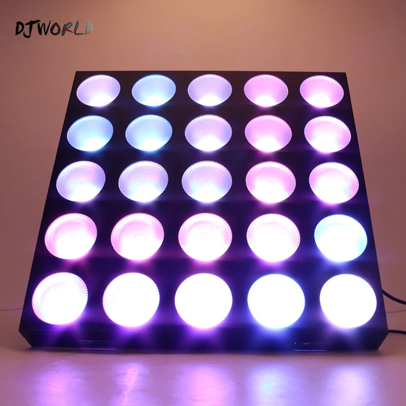 Светодиодный Блиндер Djworld 25x30 Вт RGBW матрица DMX512 сценический эффект освещение
