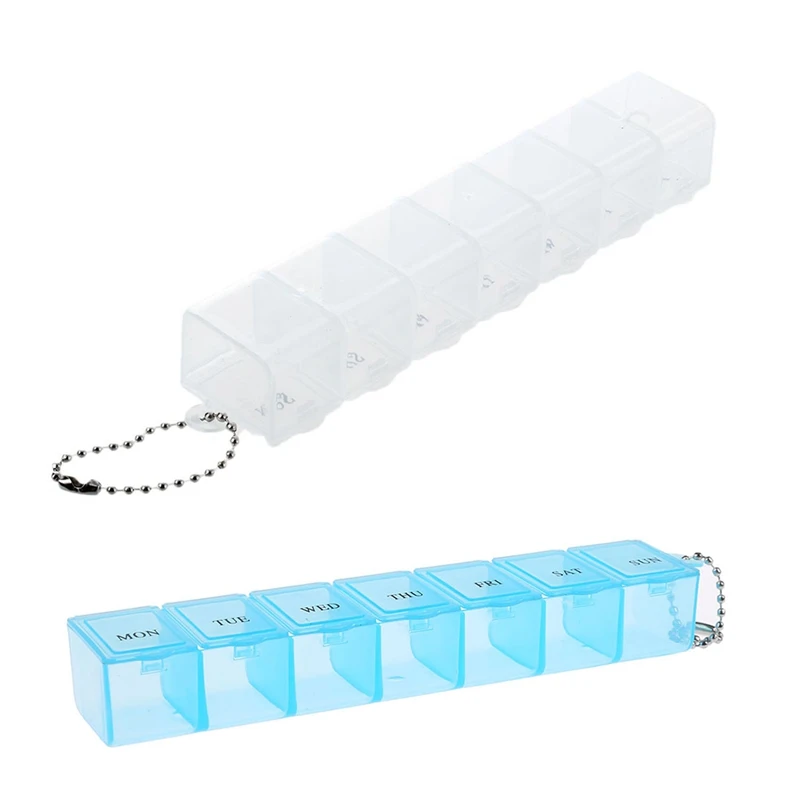 2 шт. 7 дневная еженедельная коробка для таблеток Органайзер отделения лекарств