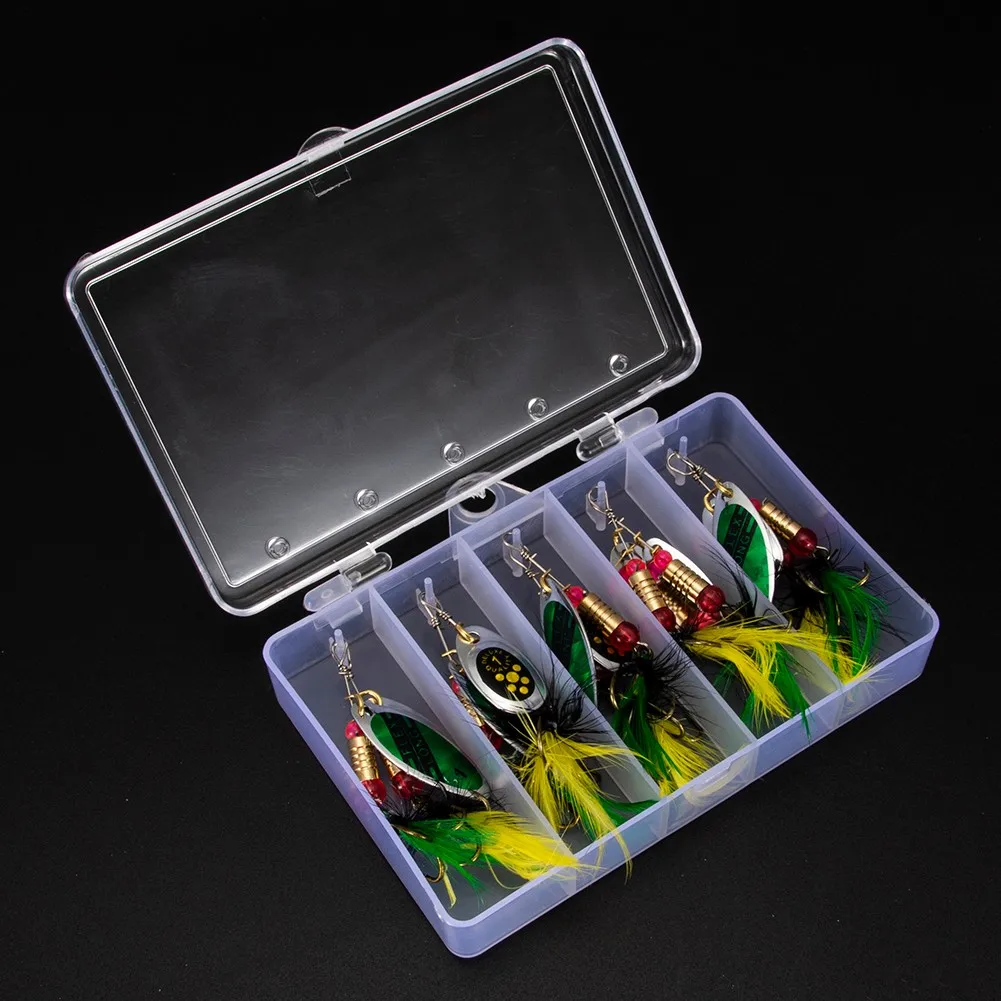 

10pcs Fishing Spoon Lure Durable Spinner Bait Bass Fish Wobbler Metal Trout Baits Fishing Tackle Pesca Iscass Accessories