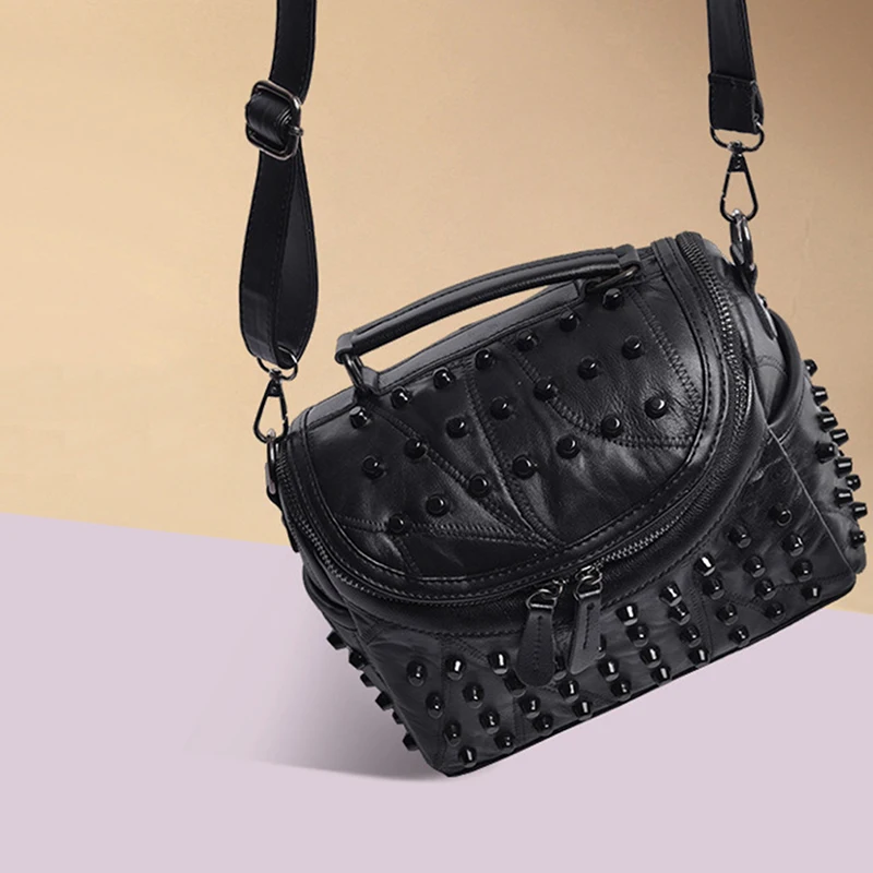 2020 роскошная женская сумка из натуральной кожи сумки-мессенджеры овчины сумки