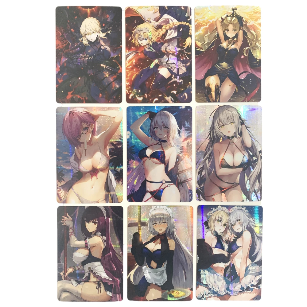 9 шт./компл. ACG сексуальная униформа Красота карты игрушка хобби Коллекция аниме