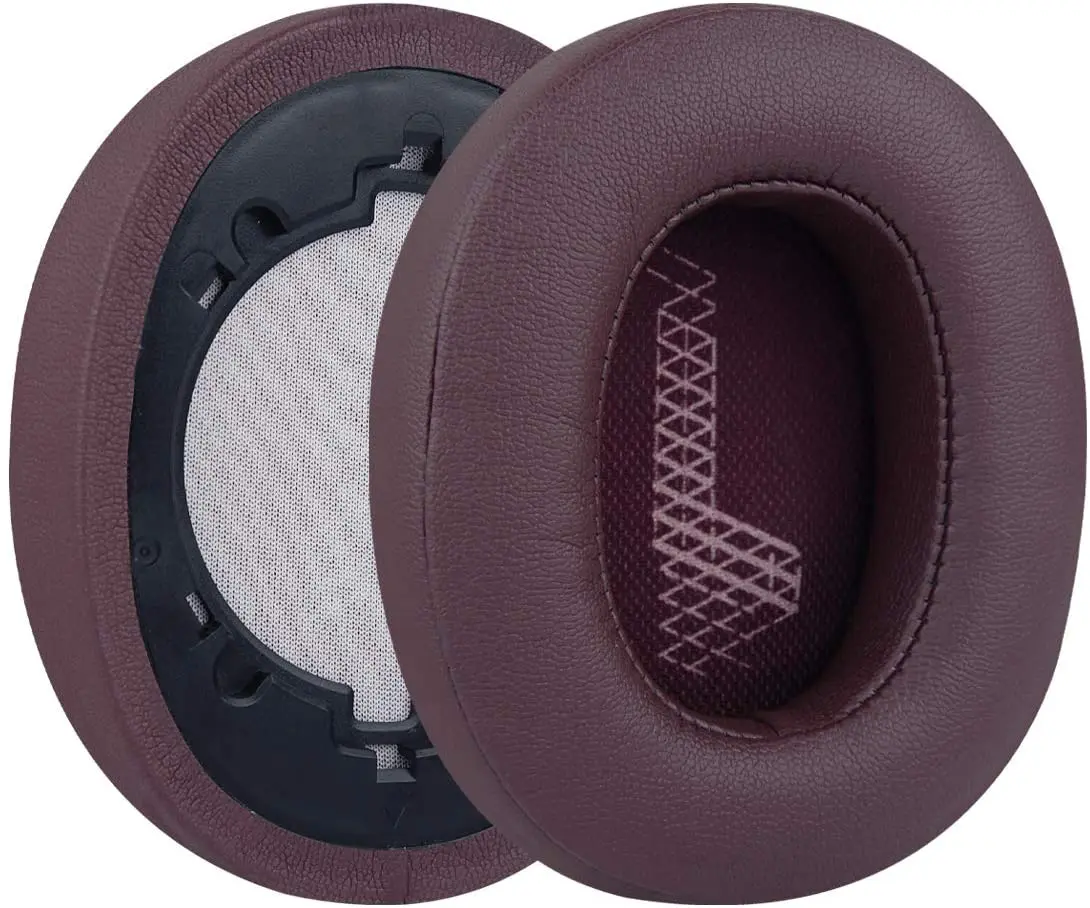 

QuickFit Protein Leather Replacement Ear Pads for JBLs Live 500BT Headphones Earpads, Headset Ear Cushion Repair Parts
