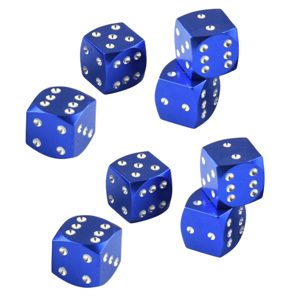 MagiDeal 8 шт. синие Dice пылезащитные колпачки Новинка и глянцевая|Стержни клапана| |