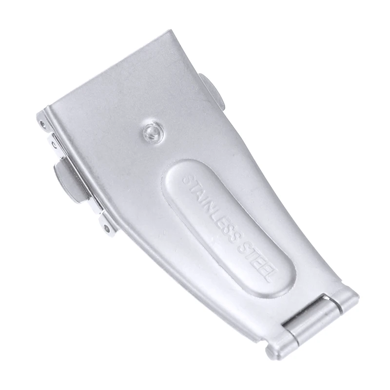 Steel Automatic Butterfly Buckle Watch Push Button Fold Deployment Clasp Strap Buckle For Watchbands 12-22 mm Replacement