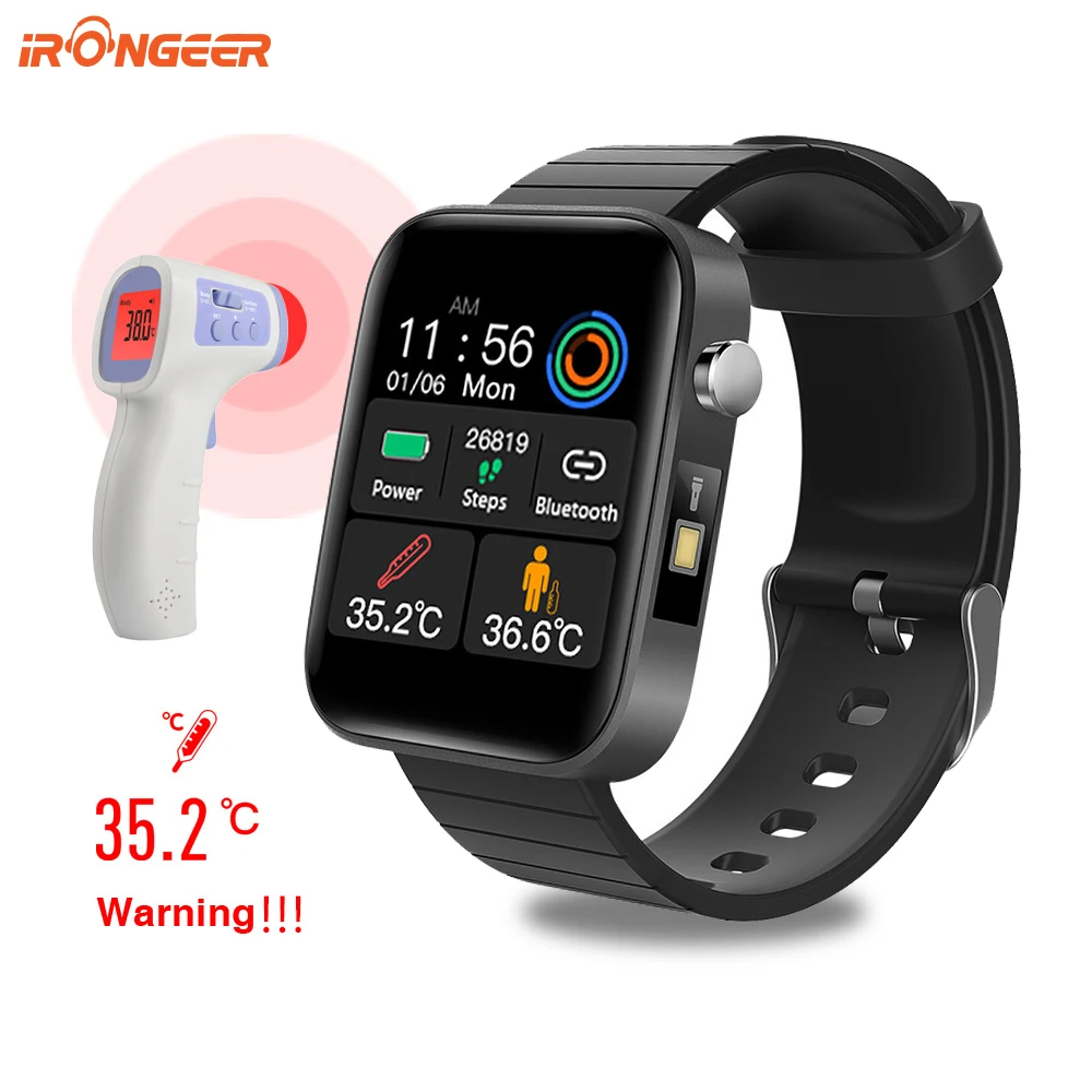 Bluetooth smart watch men women pedometer sport bracelet fitness monitor body temperature ECG PPG smartwatch android 2021 | Электроника