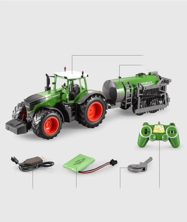 rc грузовик трактор 24g дистанци