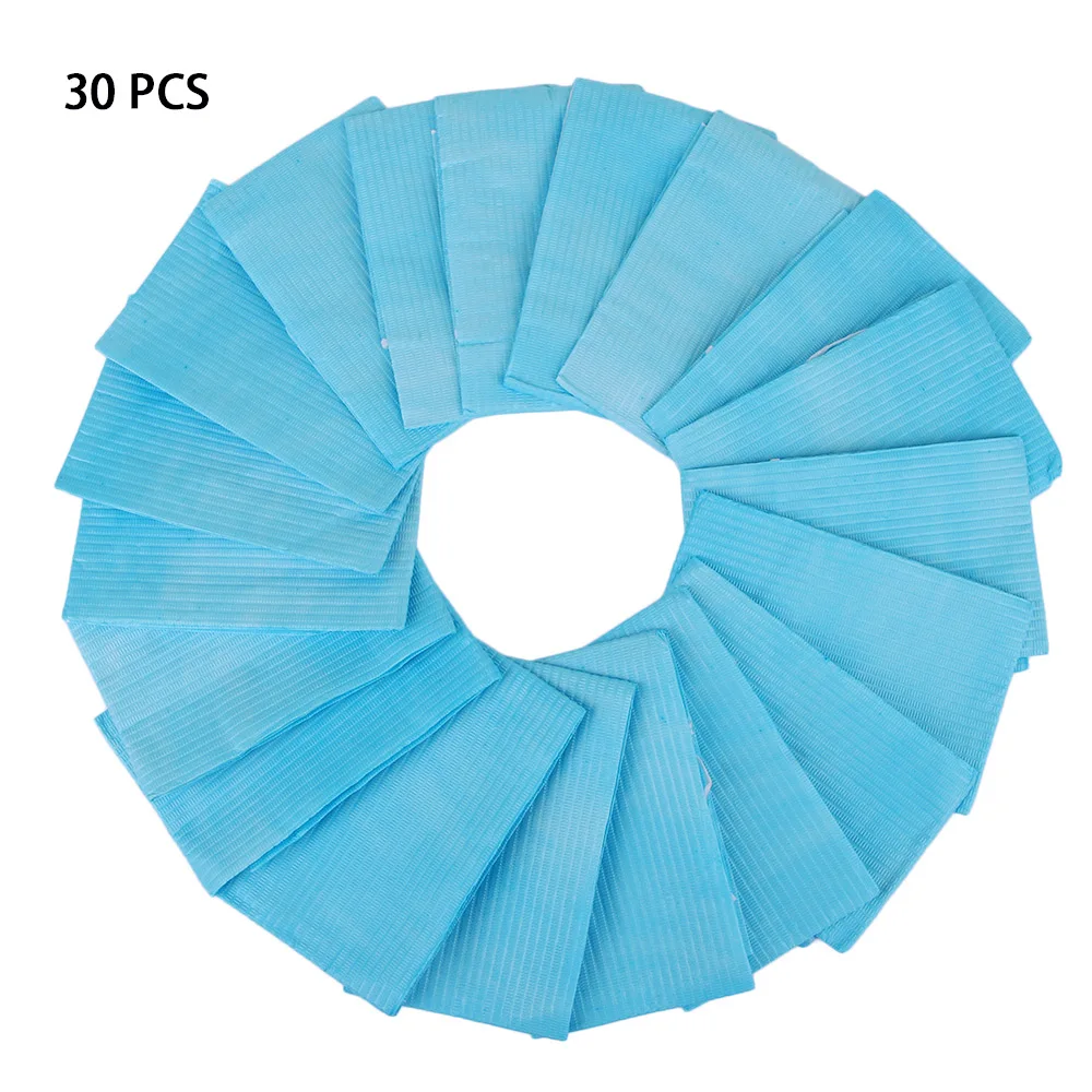 30 шт./лот водонепроницаемый одноразовый стоматологический нагрудник для гигиены