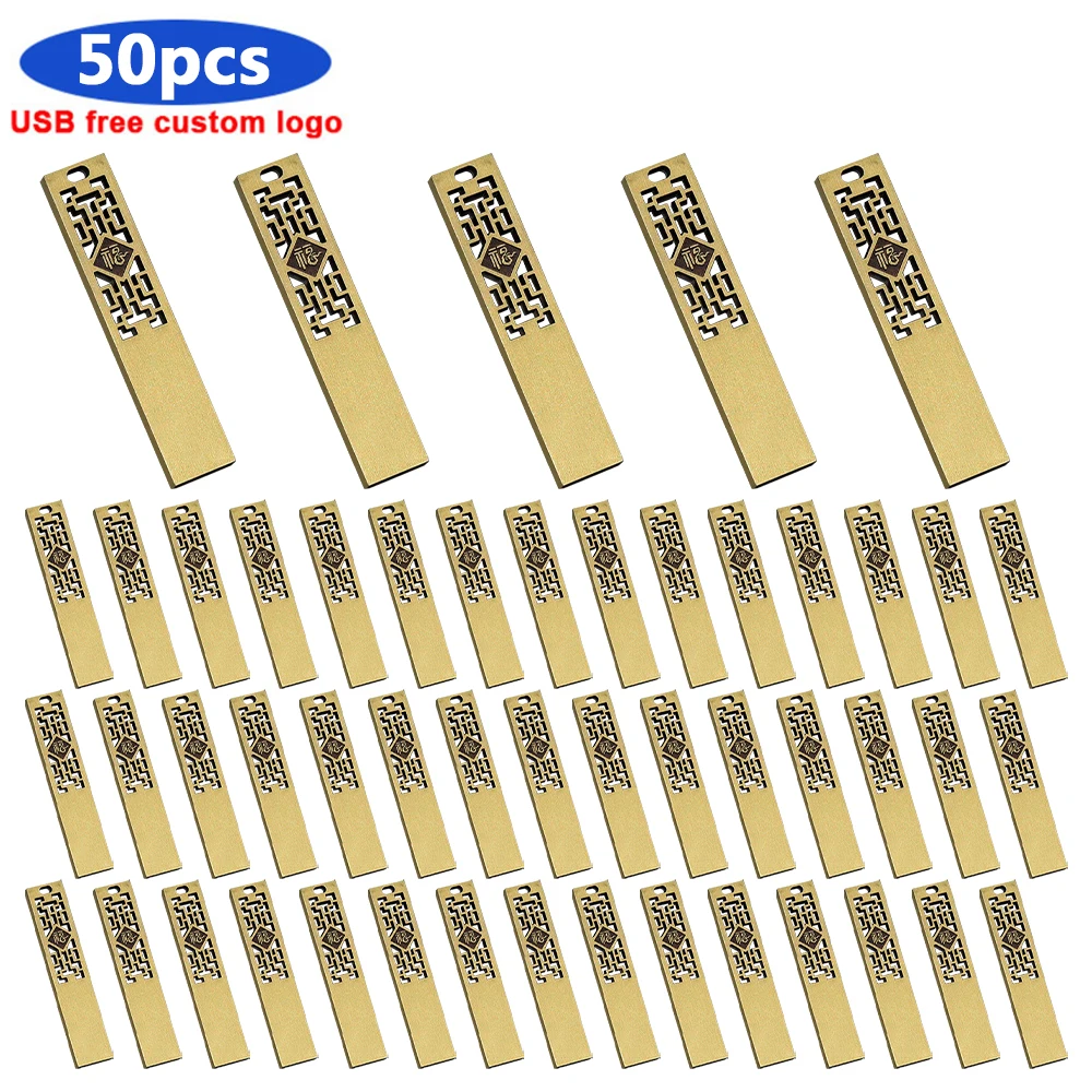 

50pcs/lot Metal Usb Flash Drive U Disk 4G 8G 16G 32GB 64GB 128GB Pen Drive Waterproof Flash Memory Stick 2.0 Pen drive Best Gift