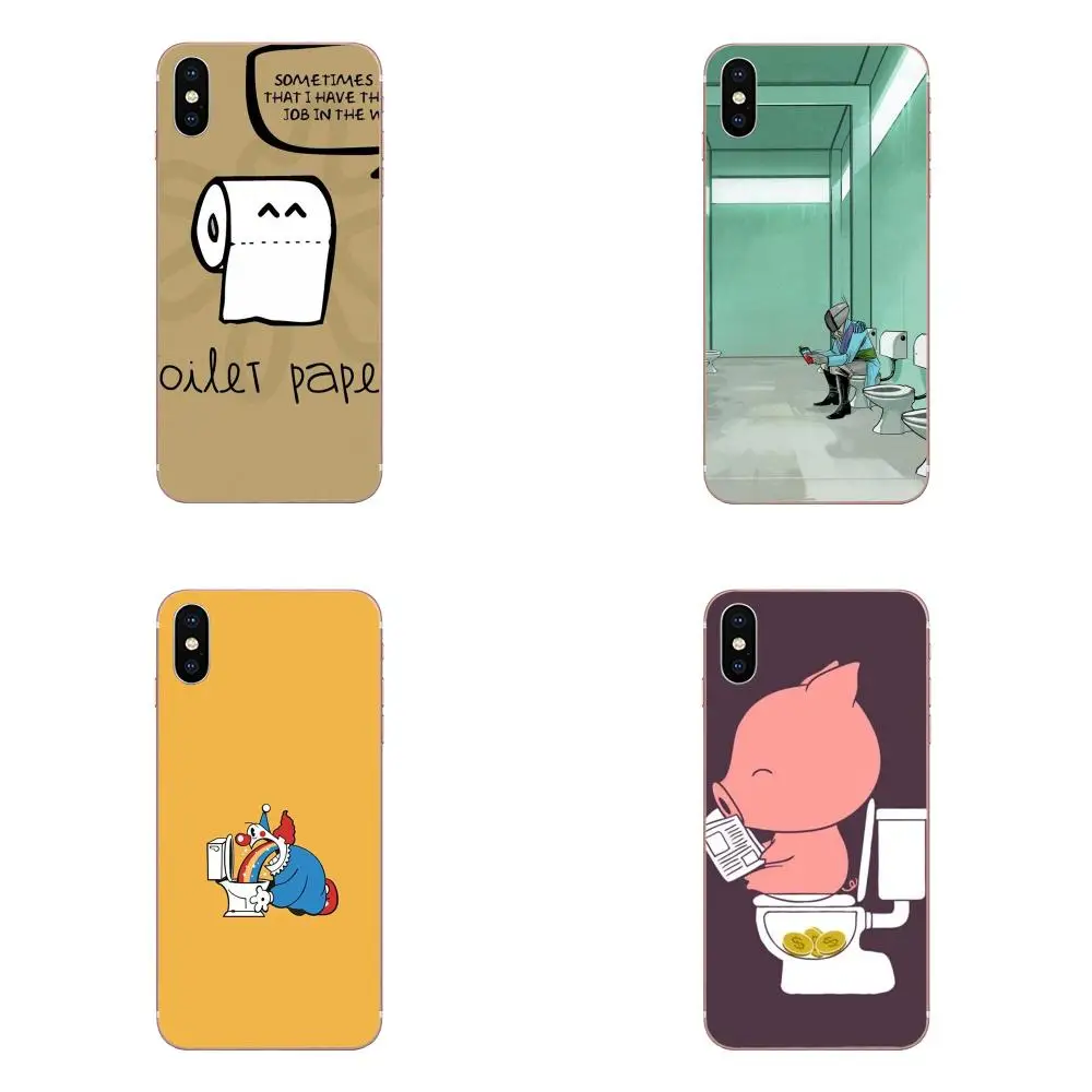 Забавная туалетная бумага минимализм мягкий протектор для Galaxy Grand A3 A5 A7 A8 A9 A9S On5 On7