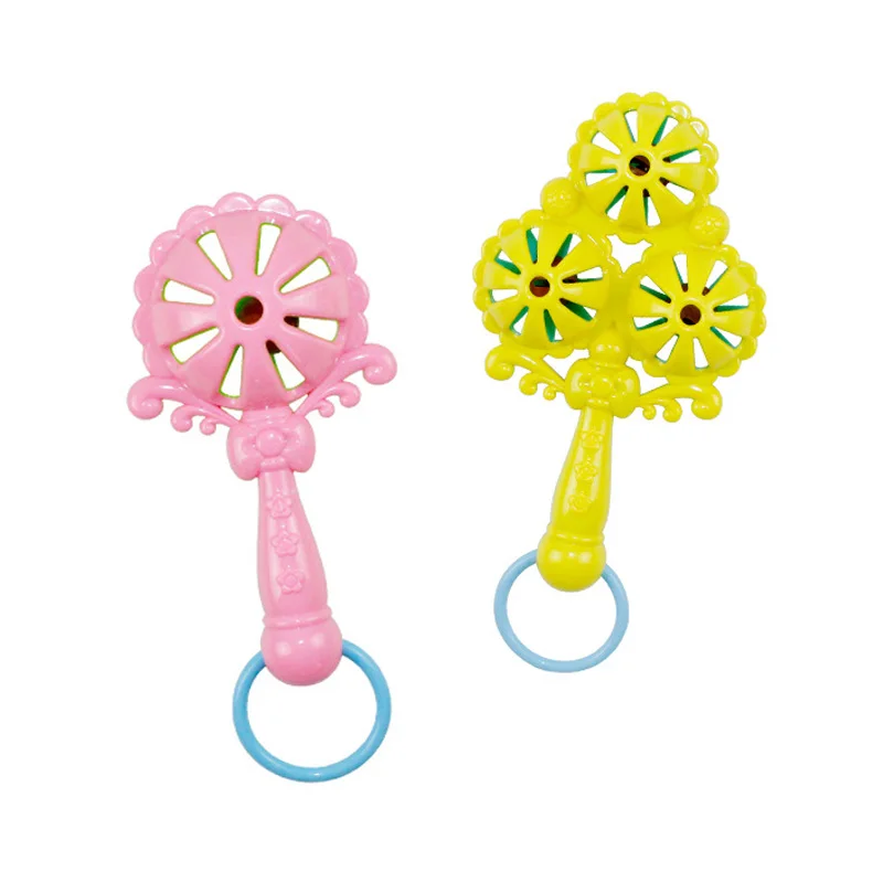 

7pcs Set Baby Toys Hand Hold Shaking Bell Interesting Education Rattles Toys Gift