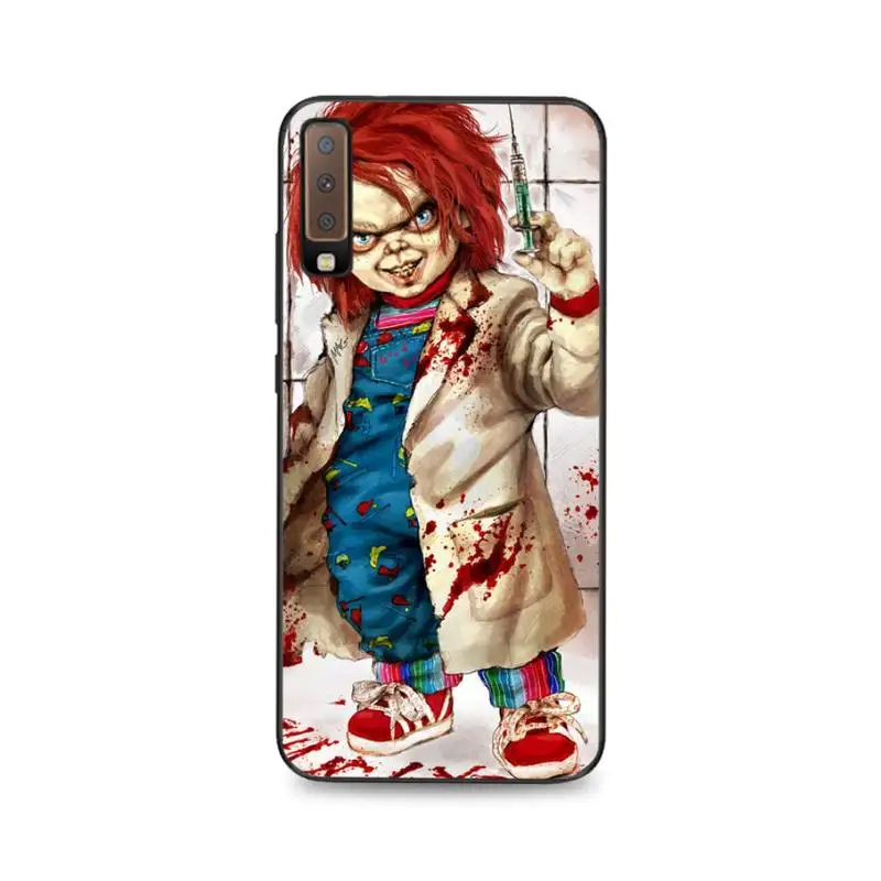 Мягкий ТПУ чехол Maiyaca Чарльз Ли Рэй Чаки Кукла черный для телефона Samsung A51 A71 A40 A50 A70