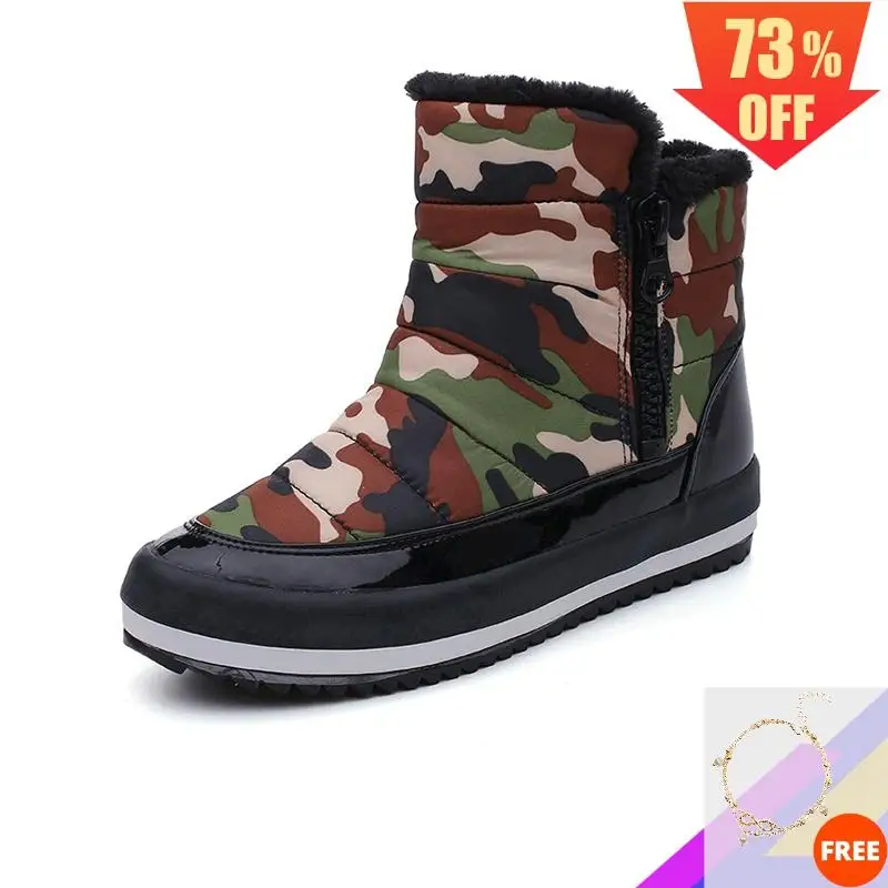 2020 новые зимние ботильоны женские водонепроницаемые теплые плюшевые пинетки