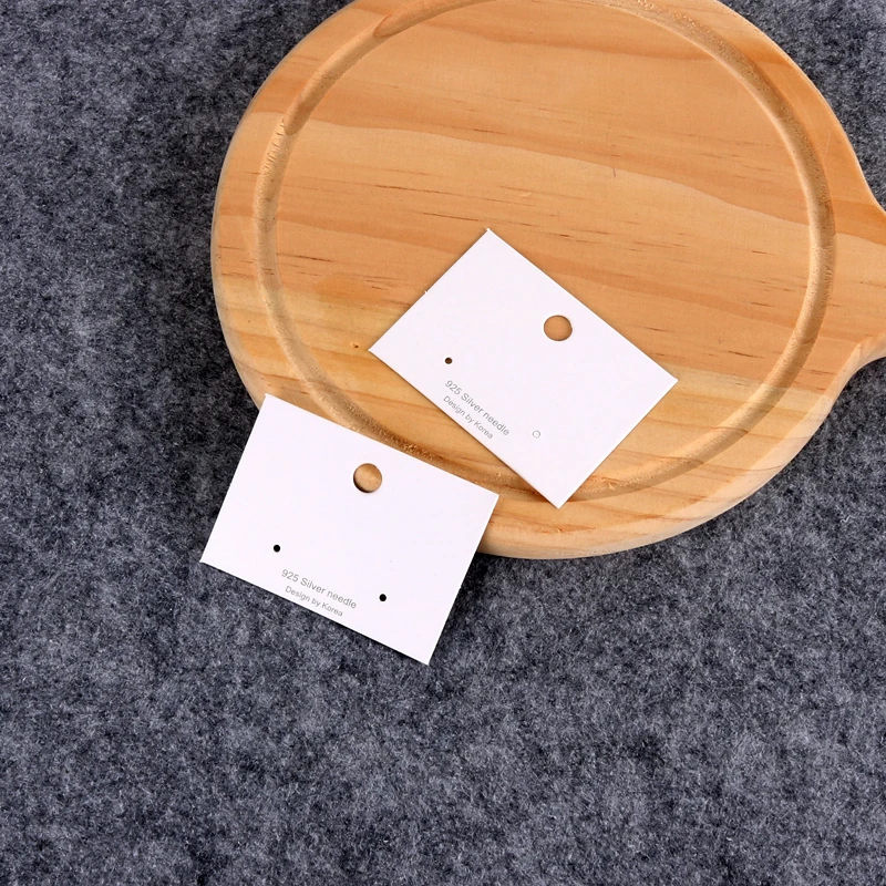 Новое поступление серьги упаковка для демонстрации карт 5 5*4 см 100 шт. белый S925