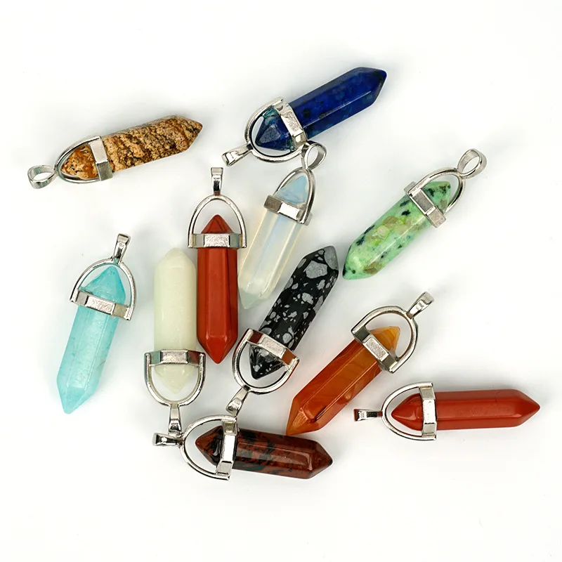 Подвески и ожерелья jinzeyi из натурального камня с кристаллами для изготовления