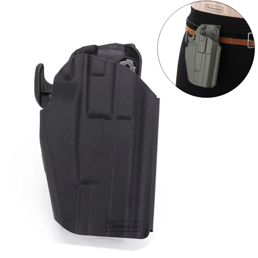 Тактическая поясная кобура для пистолета быстросъемный чехол военный армейский