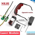 NEJE N40630 30 Вт ЧПУ лазерная модульная головка 450 нм Синий TTL модуль комплект для лазерного гравировального станка режущего принтера инструмент для резки по дереву