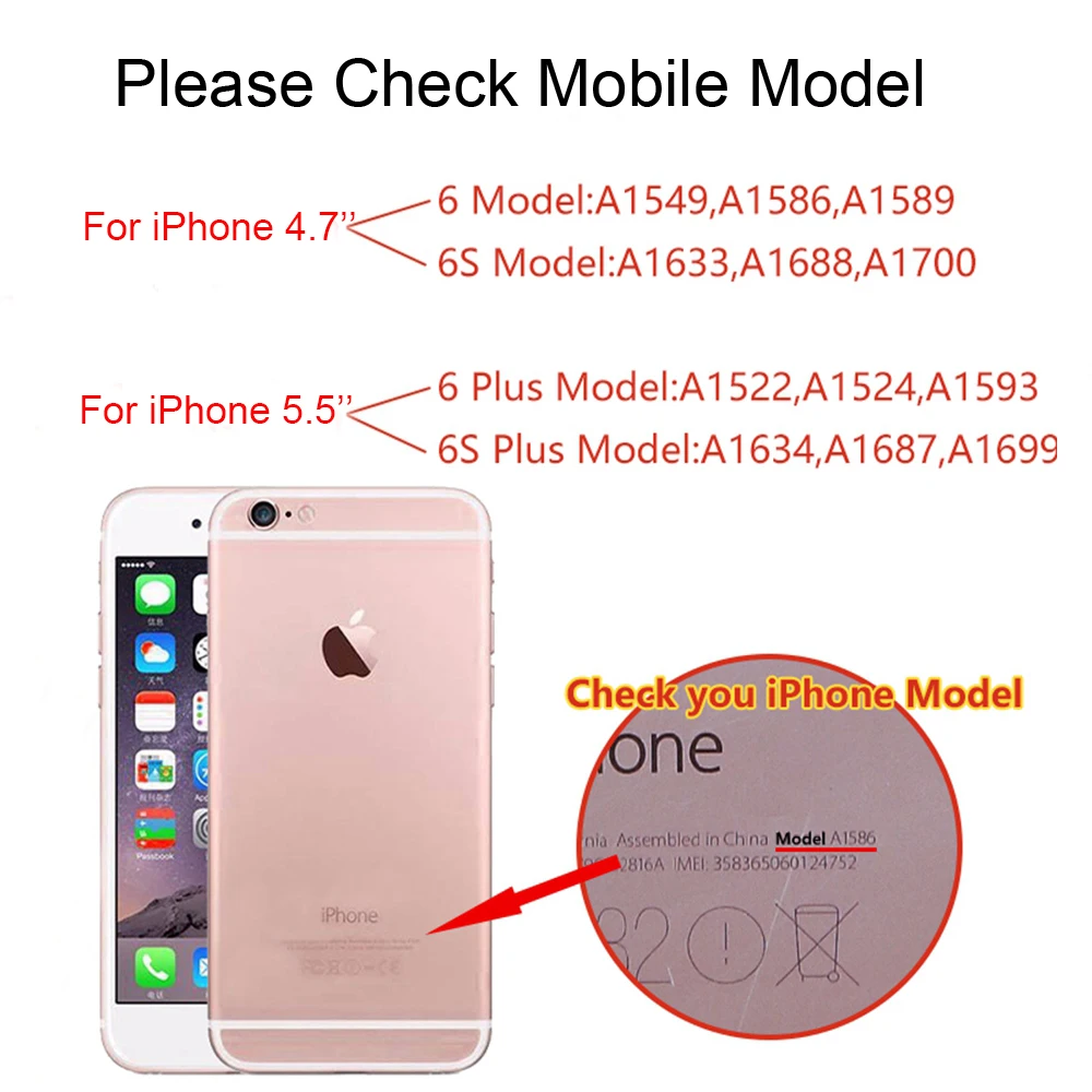 Белый/черный ЖК дисплей полный комплект для iPhone 6 7 Plus и дигитайзер полная сборка 8