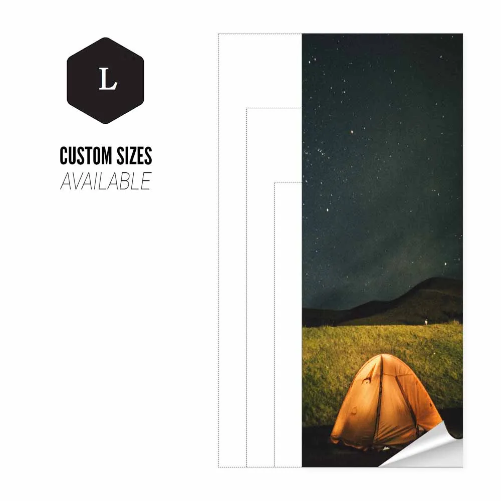 Креативная дверная наклейка для кемпинга популярная дверь фон фото настенная s