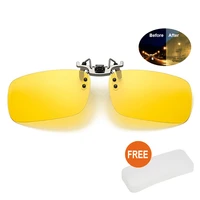 aielbro cycling sunglasses polarized clip on sunglasses with free box night driving fishing driving cycling clip on glasses