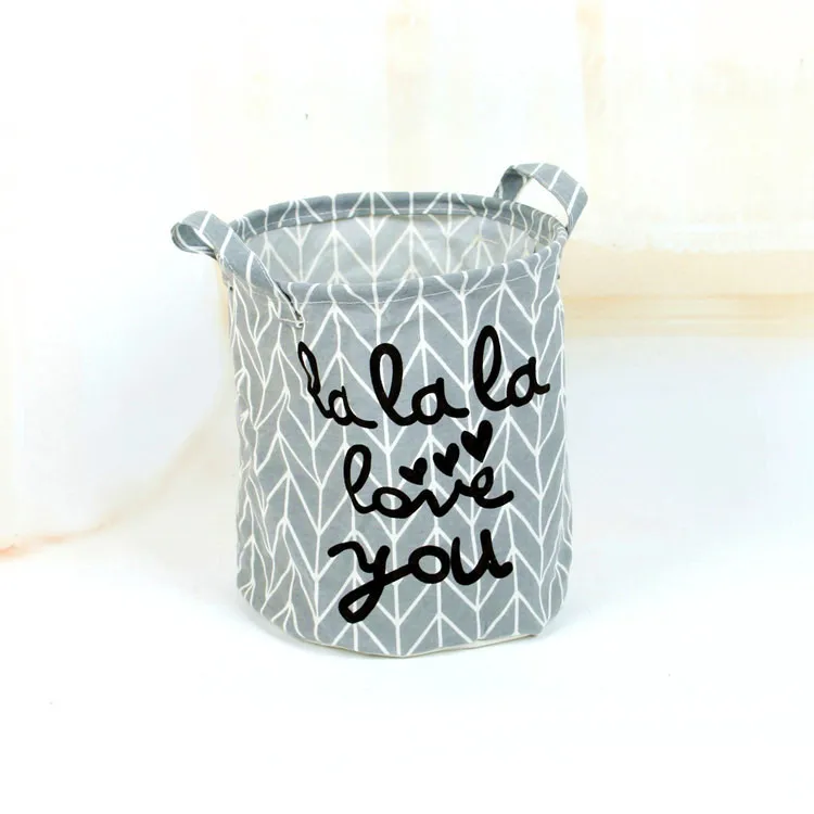 Складная тканевая сумка для белья большая корзина органайзер грязной одежды с