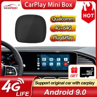 mini android wireless video interface carplay ai box car multimedia player 464g navigation audio for volkswagen benz audi kia