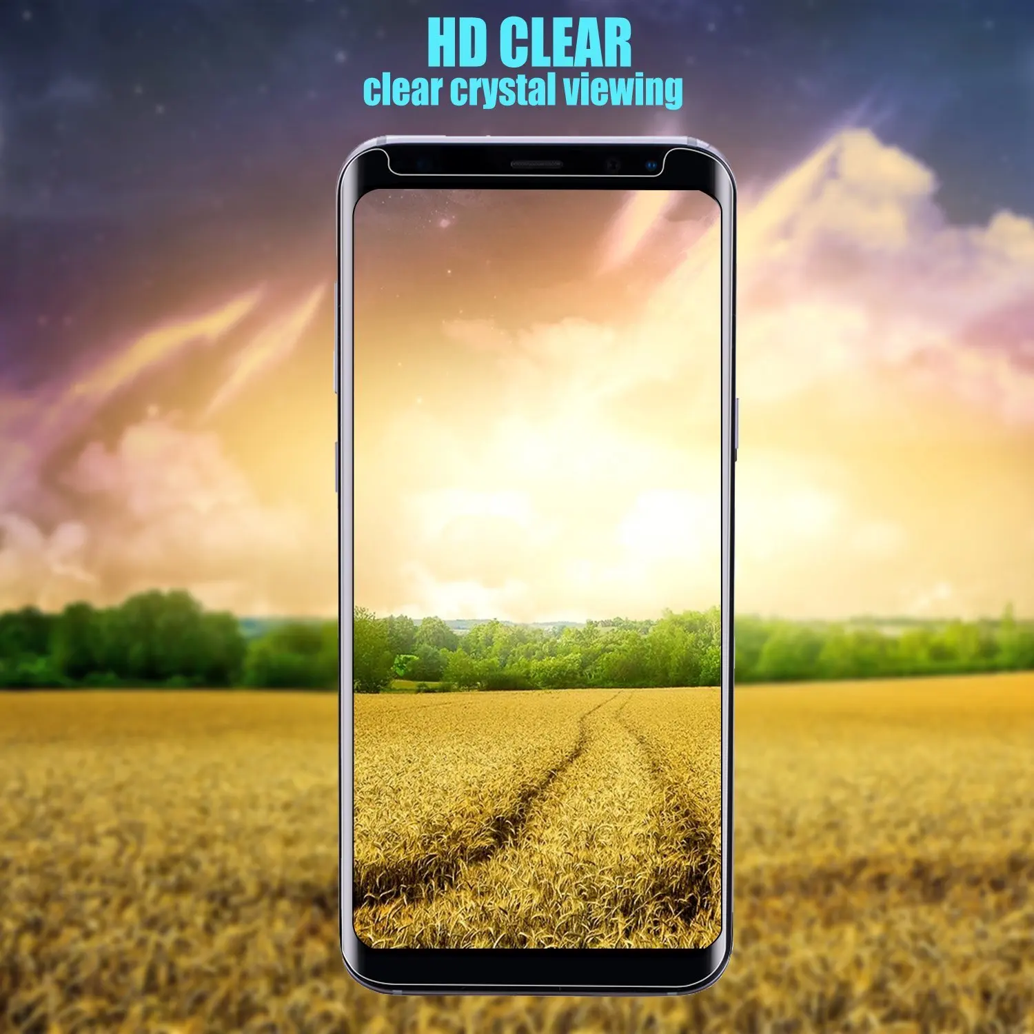 3D изогнутый чехол из закаленного стекла для samsung Galaxy S8 S9 Plus S7 Edge Защитная пленка Note