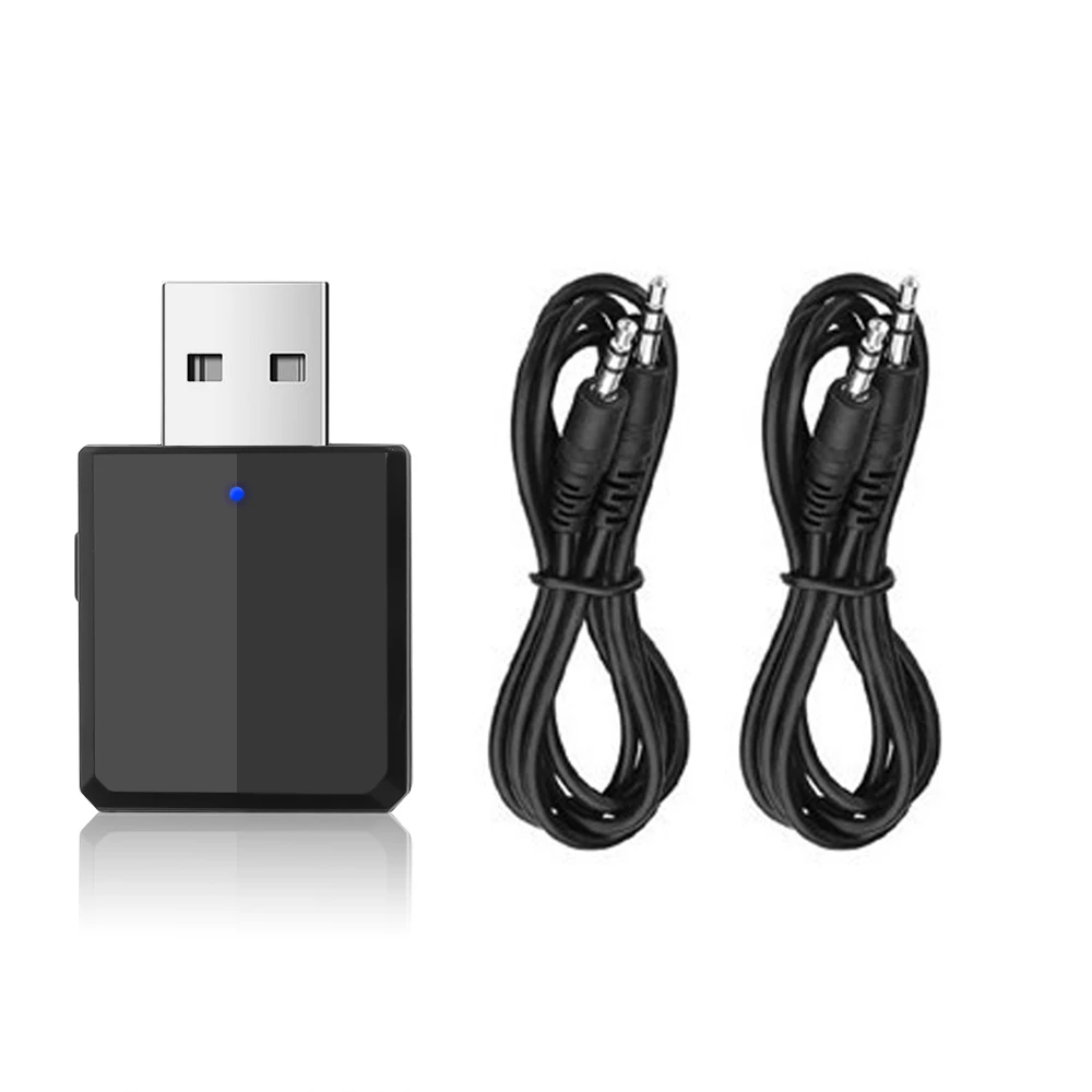 Стерео USB и 3 5 мм AUX в 1 Bluetooth 0 передатчик приемник беспроводной аудио музыкальный