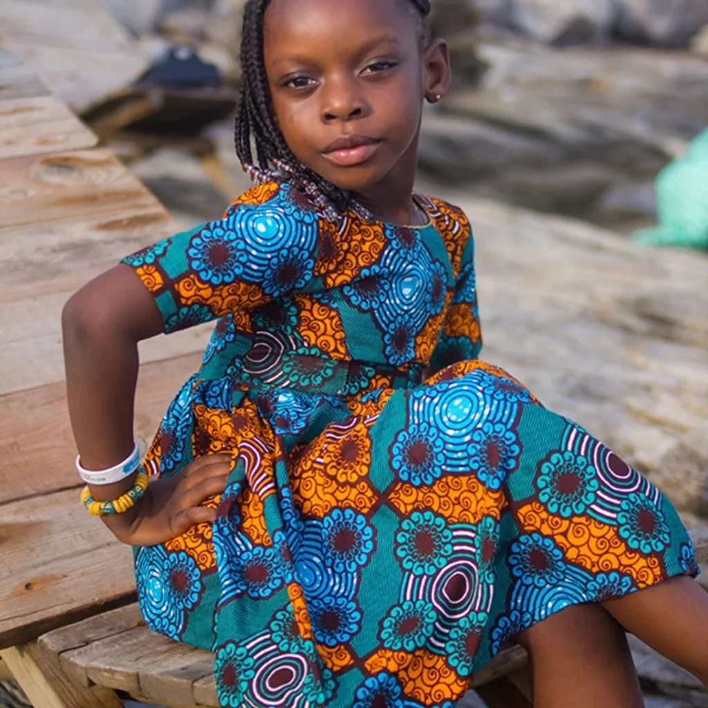 2020 новое летнее платье для девочек детское милое с короткими рукавами на молнии