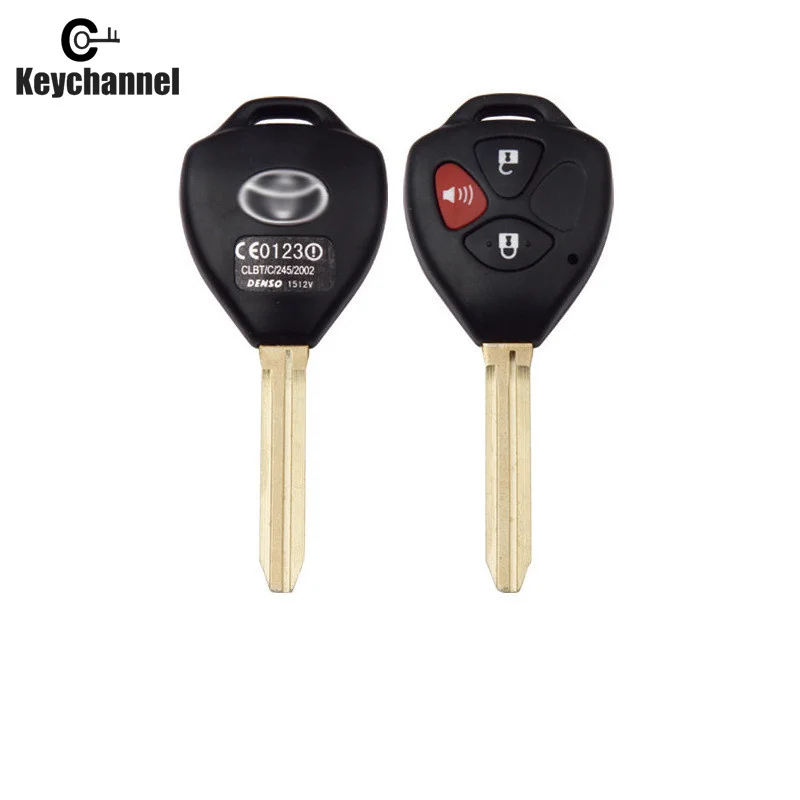 1 шт. чехол для ключа Toyota Corolla Camry Reiz RAV4 Crown Avalon Venza 2/3/4 сменная кнопка телефона