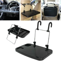 folding car computer desk work table in car laptop stand food tray drink holder