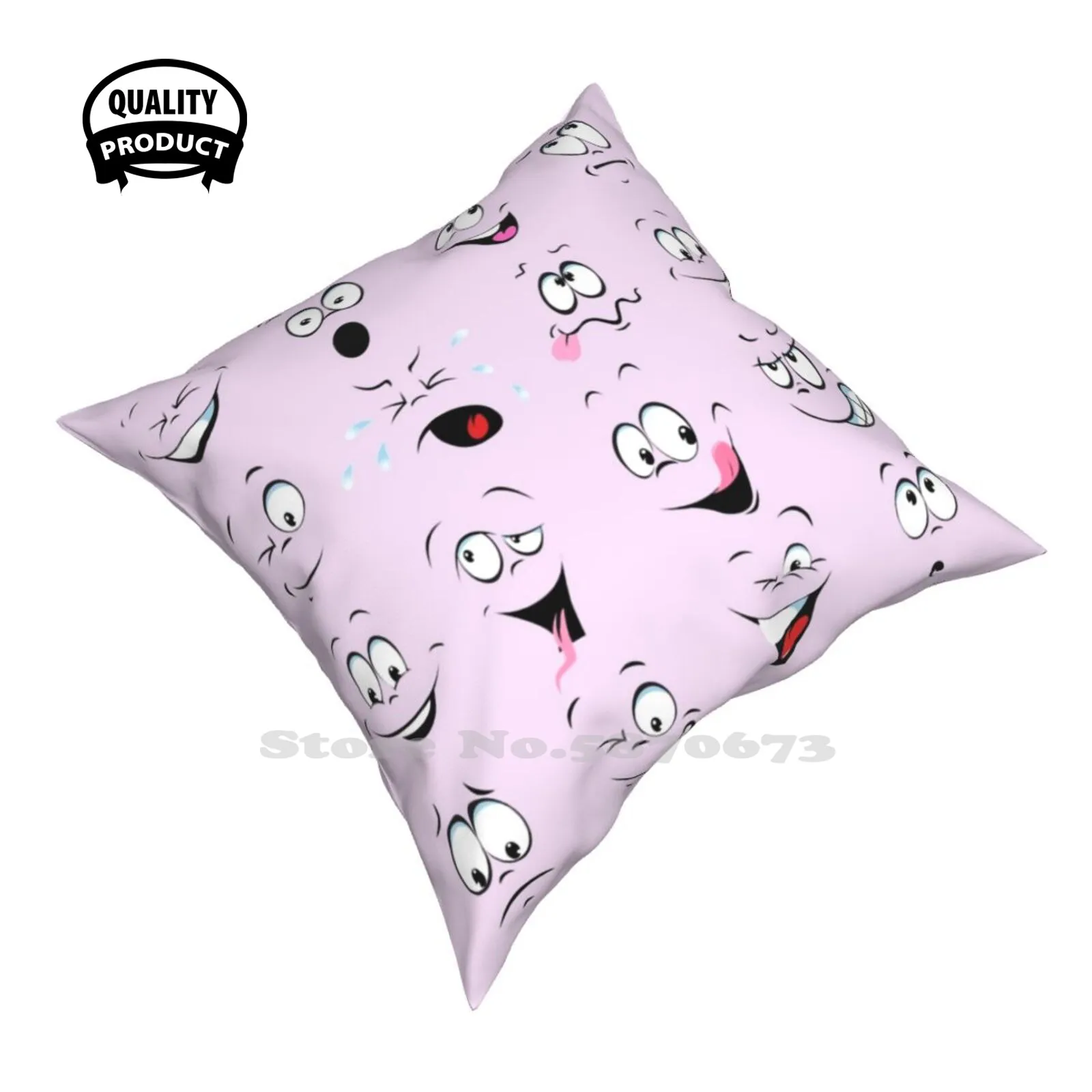 Наволочка со всеми лицами наволочка все лицо глаза смехи новинка красивые крутые