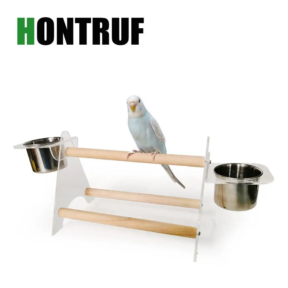 Маленький и средний попугай акриловый шлифовальный захватывающий стенд