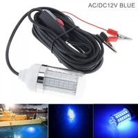 15w 12v fishing blue light 108pcs 2835 led underwater fishing light lures fish finder lamp attracts prawns squid krill