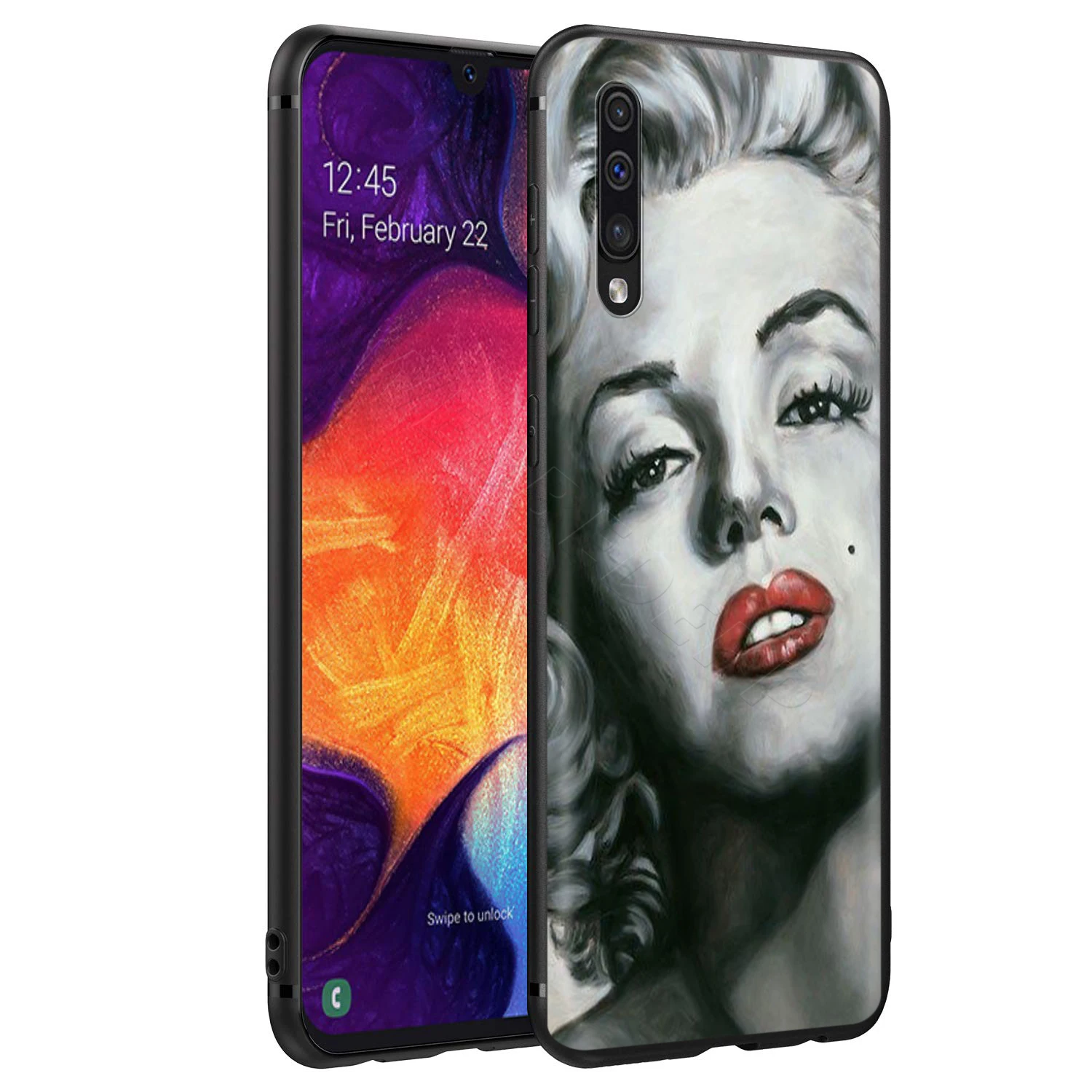 Webbedepp Мэрилин Монро Чехол для samsung Galaxy S7 S8 S9 S10 Edge Plus Note 10 8 9 A10 A20 A30 A40 A50 A60 A70