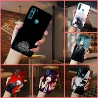 tokyo ghoul japan anime phone case for xiaomi redmi note 7 8 9 t max3 s 10 pro lite cover funda coque shell