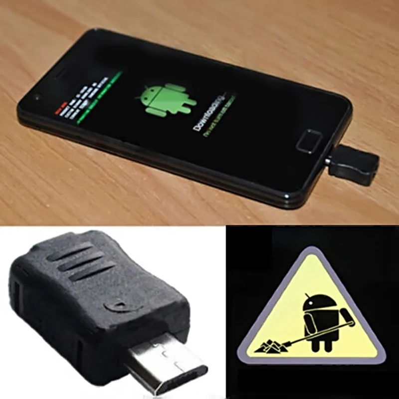 Фото USB зажим-мод для загрузки микро-USB Samsung Galaxy S4 S3 S2 S S5830 N7100 Аксессуары ремонта