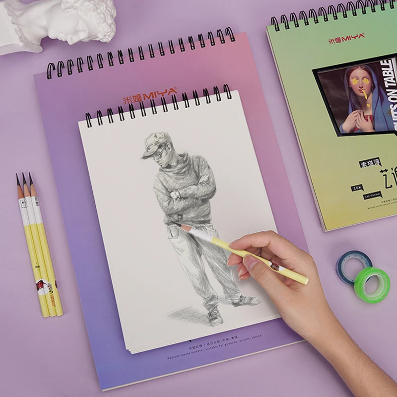 

HIMI MIYA альбом для эскизов 8K/16K супер эскиз бумага для детей, художник